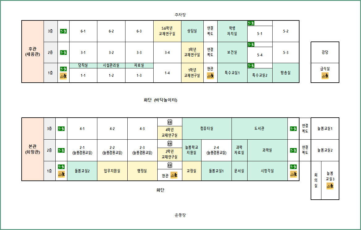 학교안내도입니다.